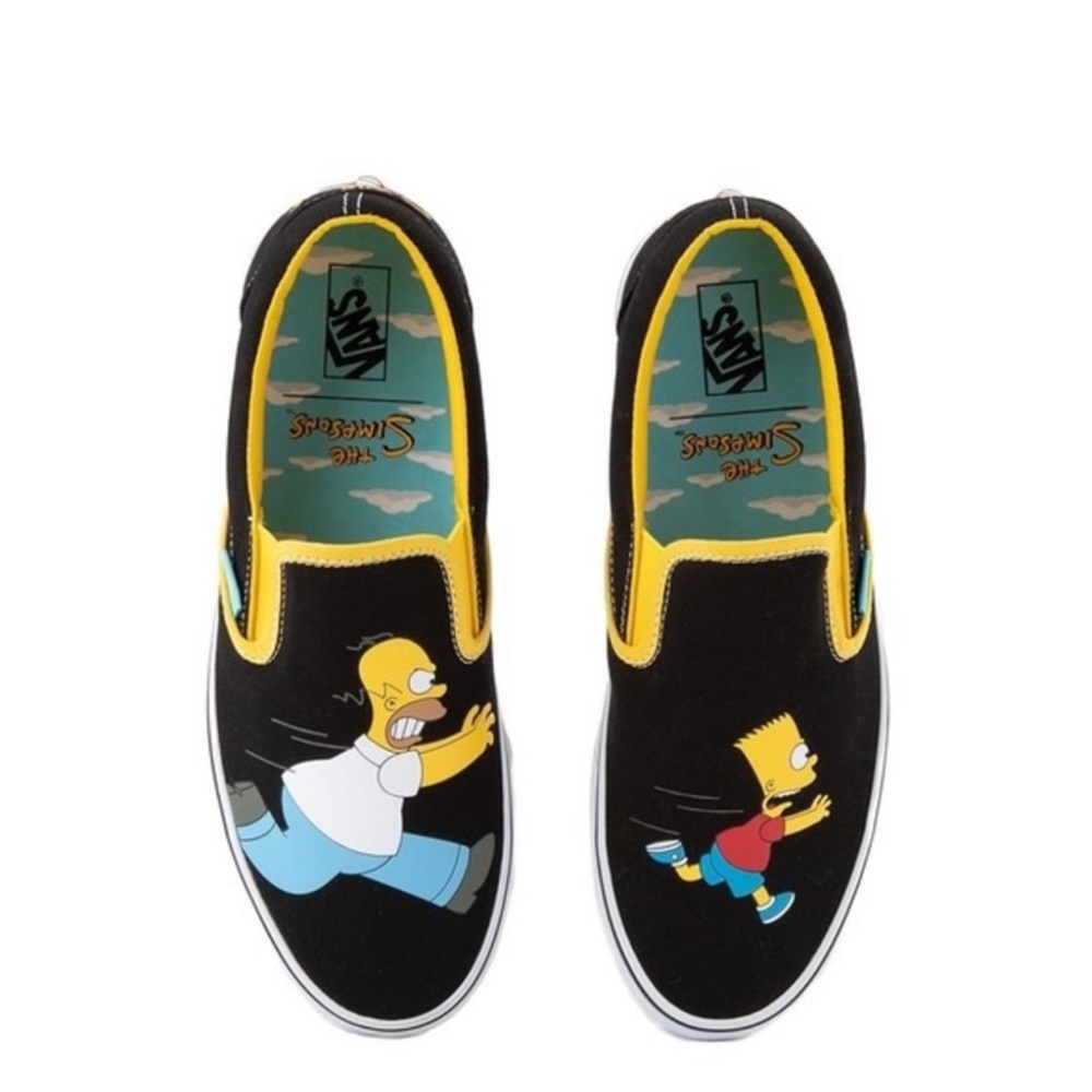🔥Vans The Simpsons Slip On Homer and Bart Skate Shoe - Limited Edition Rare 🔥 - Picture 6 of 10
